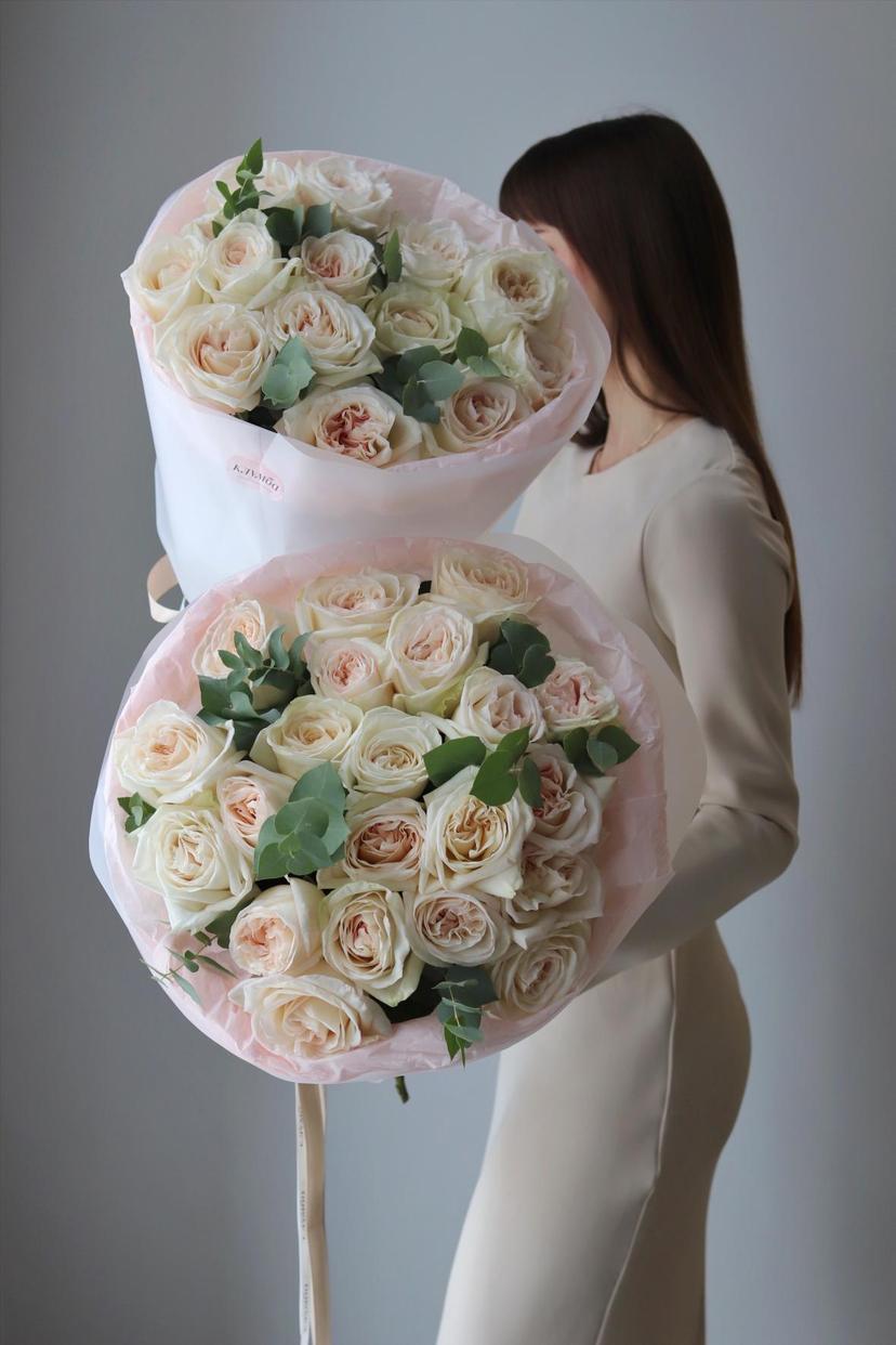 Букет роз «Вайт Охара»