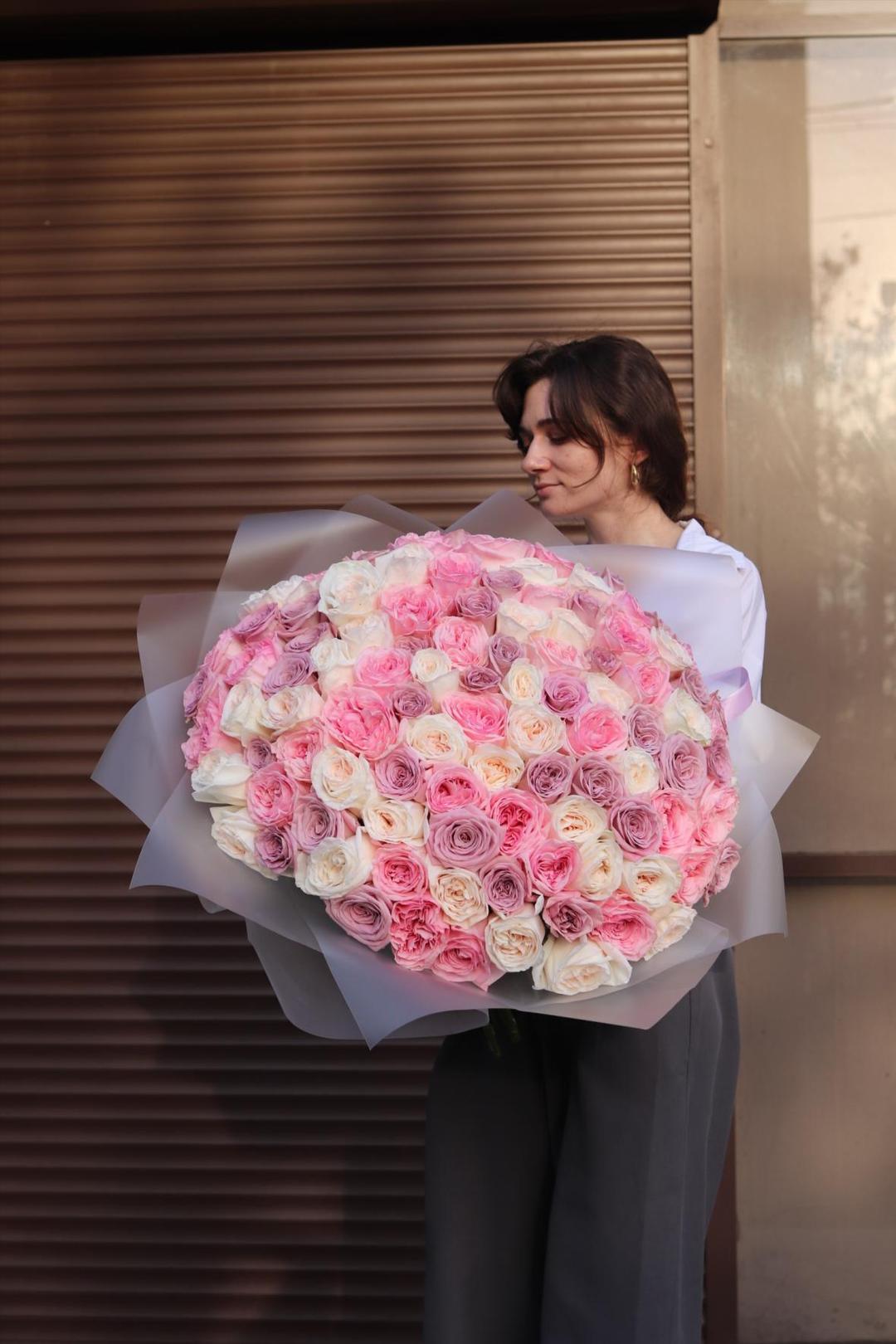 Букет «Пионовидный микс»