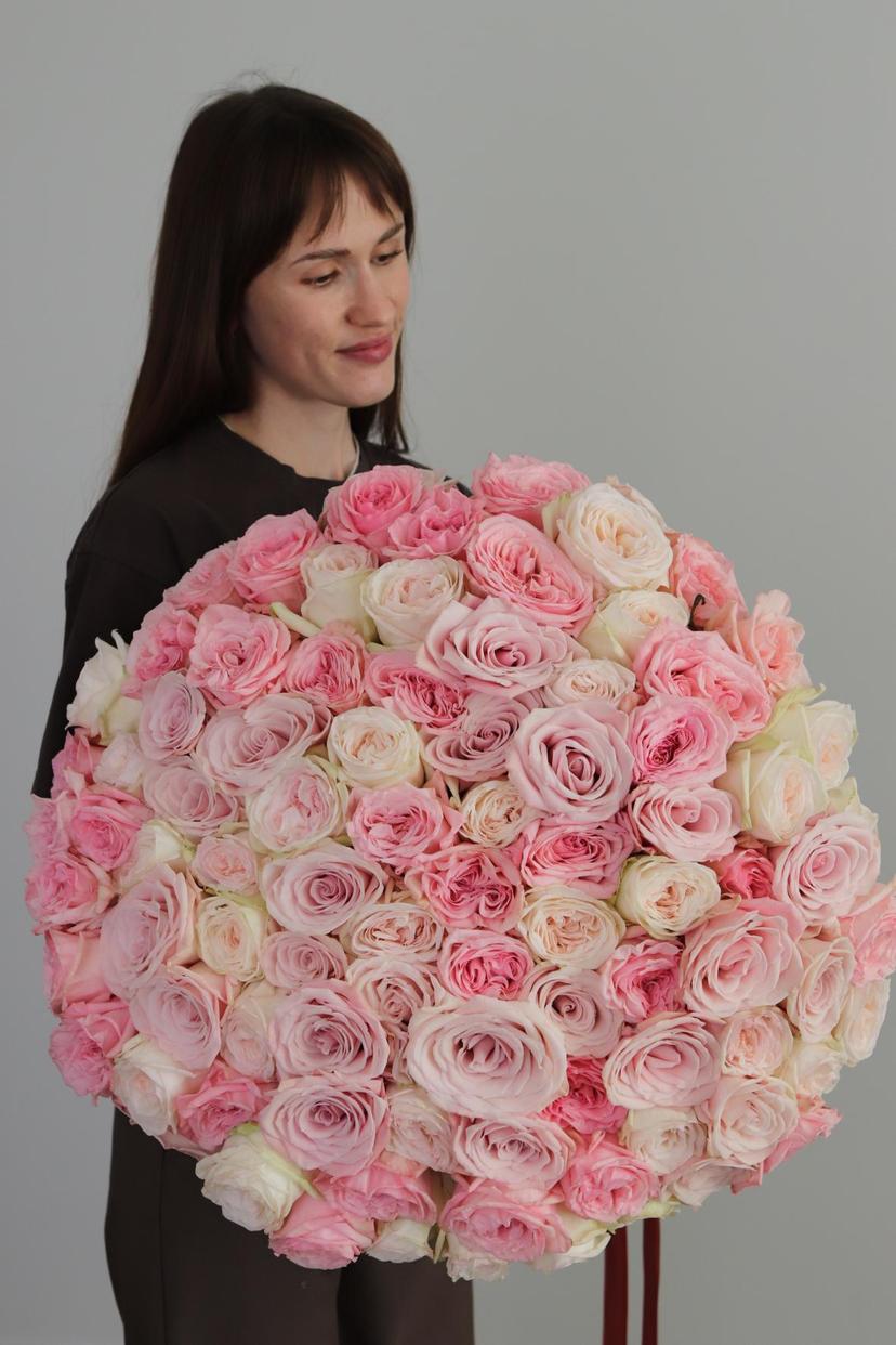 Нежный пионовидный микс